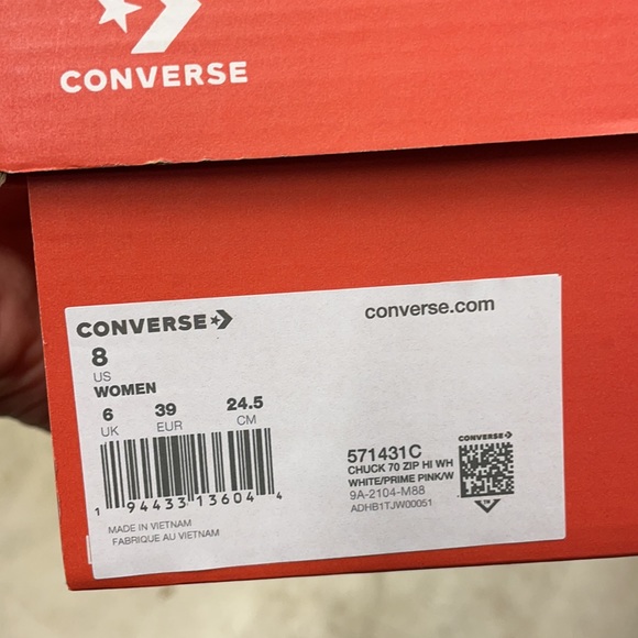 Converse All Star Chuck 70 Zip Hi - Picture 10 of 12